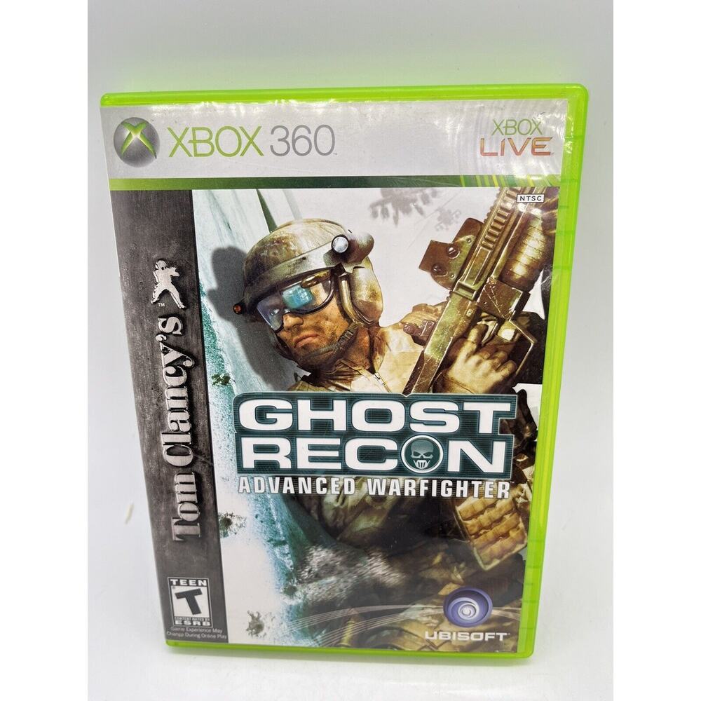 Tom Clancy's Ghost Recon: Advanced Warfighter - Xbox 360 - CIB - Cleaned/Tested